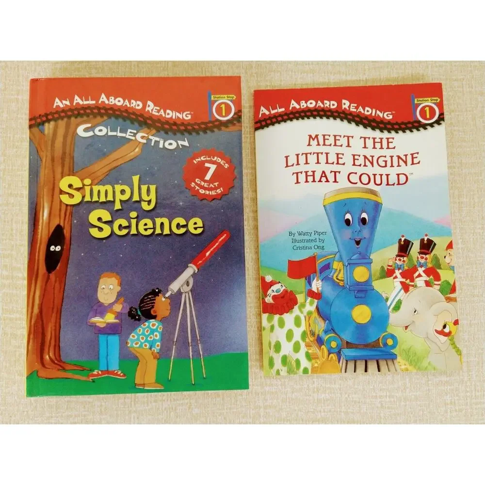 Simply Science (All Aboard Reading) HARDCOVER + Meet Little Engine PB -‎ Level 1